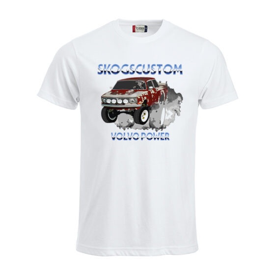 Classic Car Skogscustom Vit T-shirt